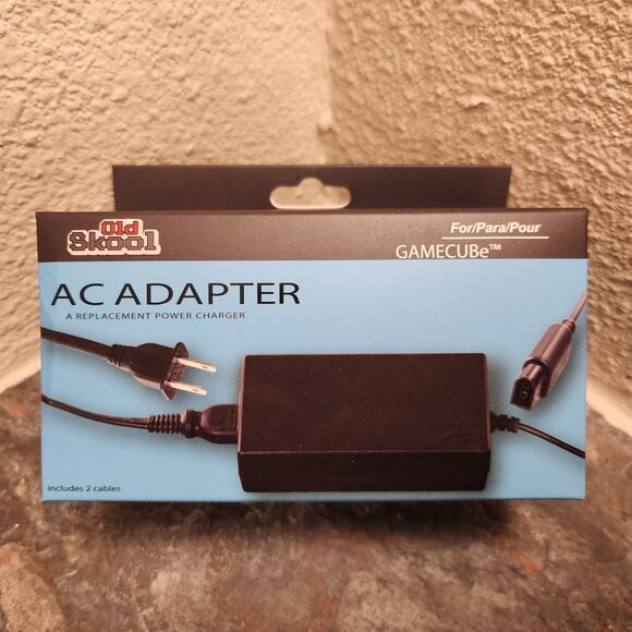 Gamecube AC Adapter (NEW) - Old Skool - Nintendo - Picture 1 of 3
